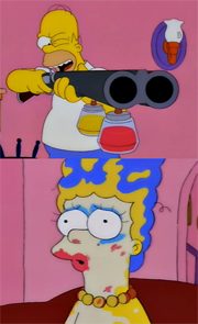 Homer Makeup Gun Before and After